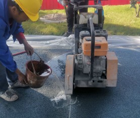 深圳交通綜治透水道路施工中！